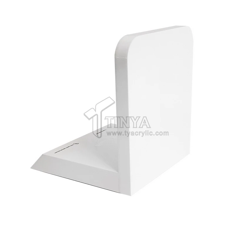 Acrylic white slope stand 3 Acrylic white slope stand 3