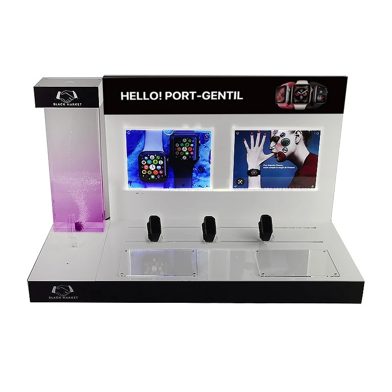 watch display stand with light watch display stand with light